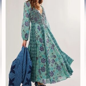 FREE PEOPLE NWOT A New Way Maxi Dress, Size M